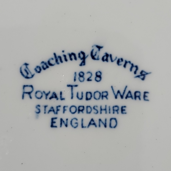 Royal Tudor Ware Coaching Taverns 8" plates - Picture 5 of 5